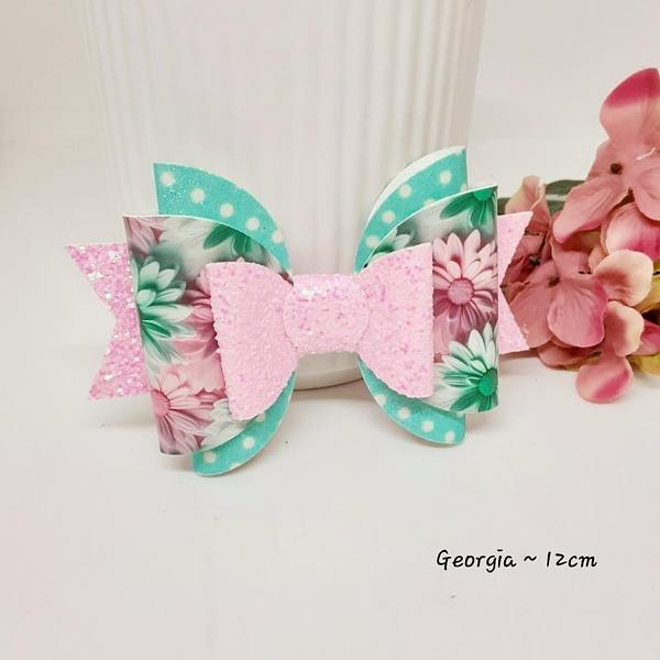 Georgia 3D floral bow