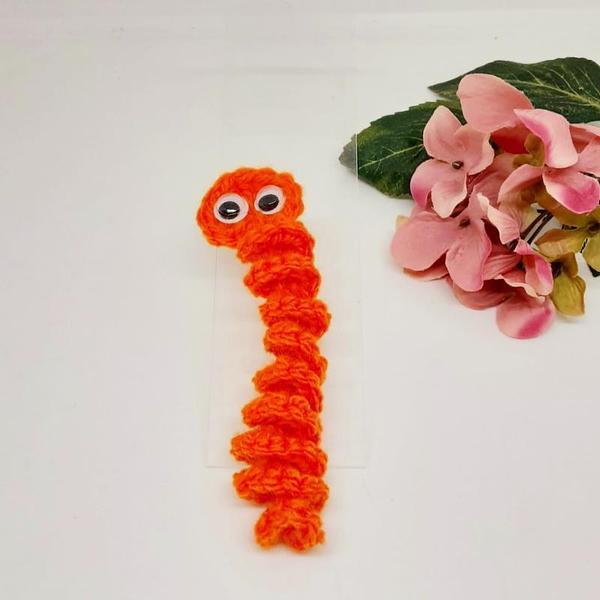 Wriggly worm  - orange
