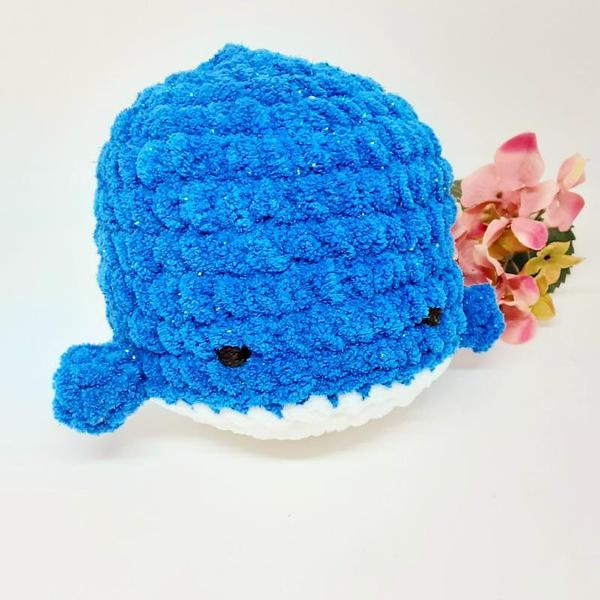 Wilbur the Whale - blue with gkutter